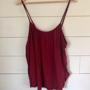 Burgundy Tank Top